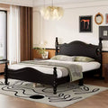 Cadre de lit plateforme en bois Queen Size Whisen, lit plateforme avec support à lattes en bois