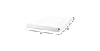 Matelas en mousse à mémoire de forme Zinus Green Tea 15 cm, simple, sans fibre de verre, fermeté moyenne, soulagement de la pression zoné, mousses et tissus certifiés sûrs
