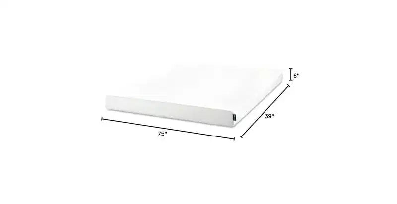 Matelas en mousse à mémoire de forme Zinus Green Tea 15 cm, simple, sans fibre de verre, fermeté moyenne, soulagement de la pression zoné, mousses et tissus certifiés sûrs