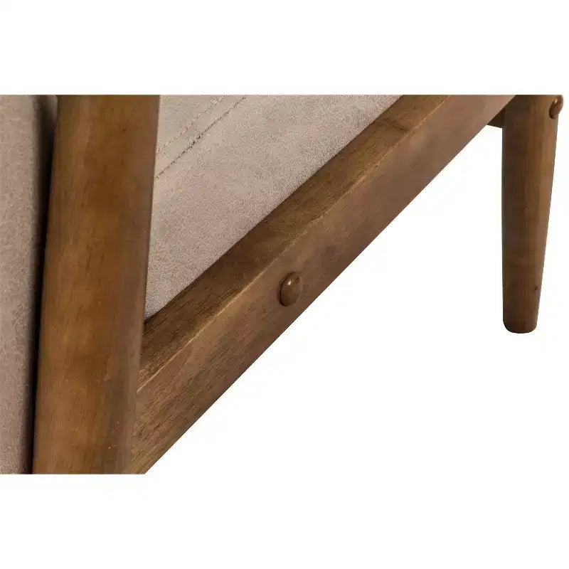 Fauteuil d'appoint moderne TUYOHW, fauteuil de salon avec accoudoirs fuselés, cadre en bois massif, fauteuil rembourré en microfibre pour salon, bureau