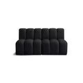 Meridian Furniture, Canapé modulable Arc en velours