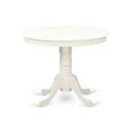 HomeStock Belmont - Ensemble table de cuisine et 2 chaises de salle à manger, blanc lin.