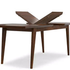 Table à manger extensible rectangulaire Tierney 66-84 pouces x 40 pouces style moderne du milieu du siècle