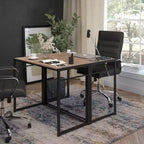 Emma et Oliver 40 Bureau d'ordinateur pliable rustique pour la maison - Bureau pour ordinateur portable