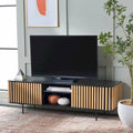Meuble TV 2 portes 2 étagères – 54Lx17Px19H