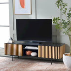 Meuble TV 2 portes 2 étagères – 54Lx17Px19H