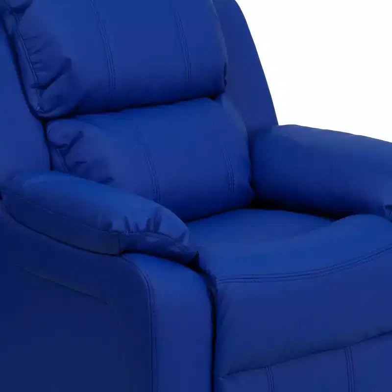 Fauteuil inclinable contemporain Flash Furniture de luxe rembourré pour enfants avec accoudoirs de rangement