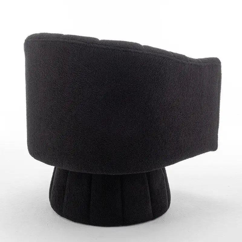 Fauteuil rond pivotant SEYNAR Modern Glam en velours