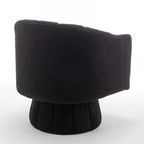 Fauteuil rond pivotant SEYNAR Modern Glam en velours