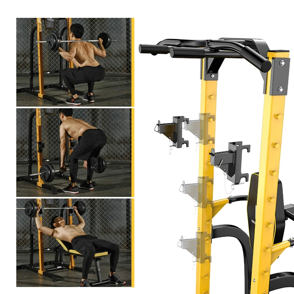 Tour de Musculation Multifonction Ainfox Power Tower pour la Maison