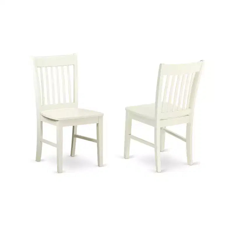HomeStock Belmont Ensemble repas 5 pièces pour 6 - Table de salle à manger, 2 chaises et 2 bancs en lin blanc