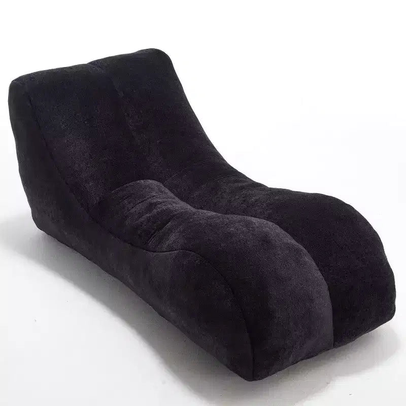 Pouf Okak de 150 cm, fauteuil pouf lounge épousant les courbes du corps avec éponge haute élasticité, canapé de sol léger pour salon, chambre
