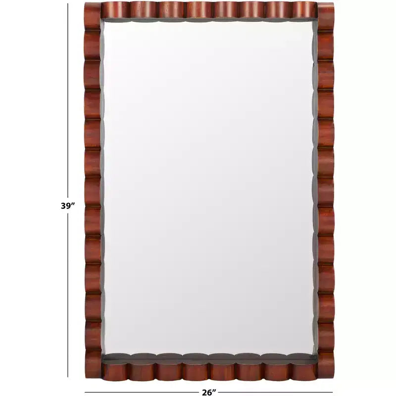 Miroir Charli - 25,98 x 38,98 - MRR9023 - Noyer - Safavieh