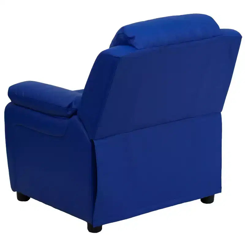 Fauteuil inclinable contemporain Flash Furniture de luxe rembourré pour enfants avec accoudoirs de rangement