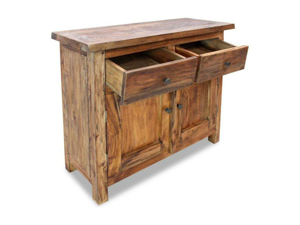 Buffet armoire console en bois marron 75x30x65 cm 4402019