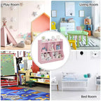 Étagère à Livres et Organisateur de Jouets pour Enfants à 2 Niveaux - Meuble de Rangement en Bois pour Salle de Jeux, Chambre d'Enfant, Chambre à Coucher (Étagère à Livres et Jouets pour Tout-Petits)