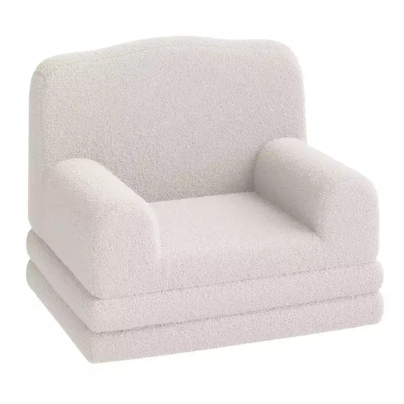Canapé et fauteuil pour enfants 2-en-1 – Sofa en mousse pliable pour tout-petits