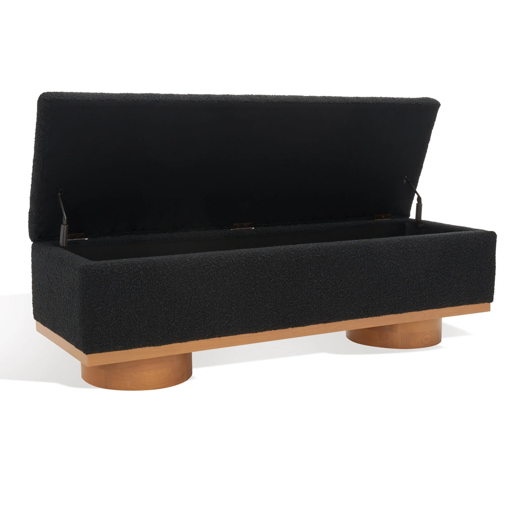 Banc de rangement Sunneva Boucle SAFAVIEH Couture - 61 po L x 20 po P x 19 po H - 61Lx20Px19H