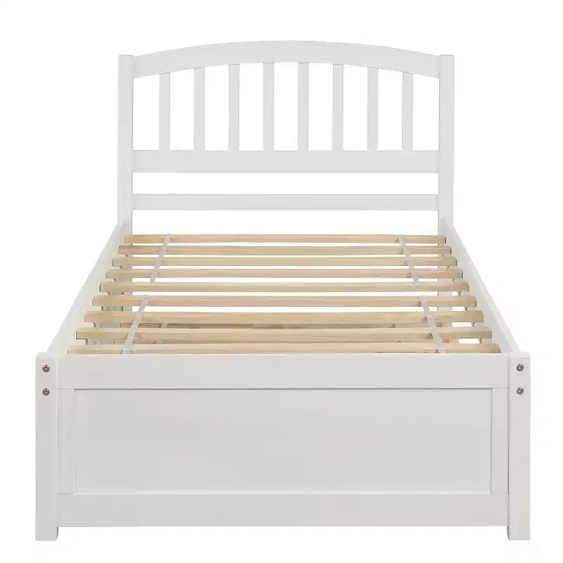 Lit plateforme double Whisen Elegant Design avec lit gigogne