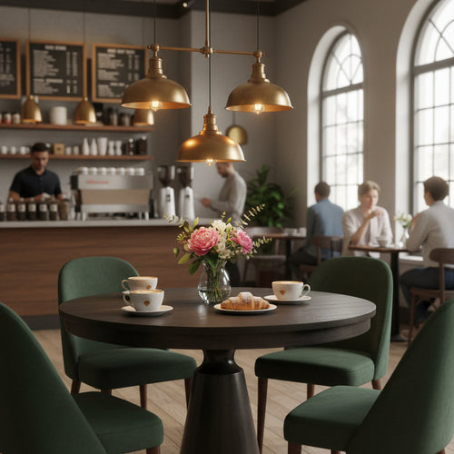 Table piédestal à plateau rond de 52 pouces