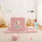 Canapé pour enfants 12 pièces, canapé de jeu modulaire pour enfants pour stimuler la créativité, canapé modulable, mobilier de chambre et de salle de jeux pour tout-petits, pour dormir et lire