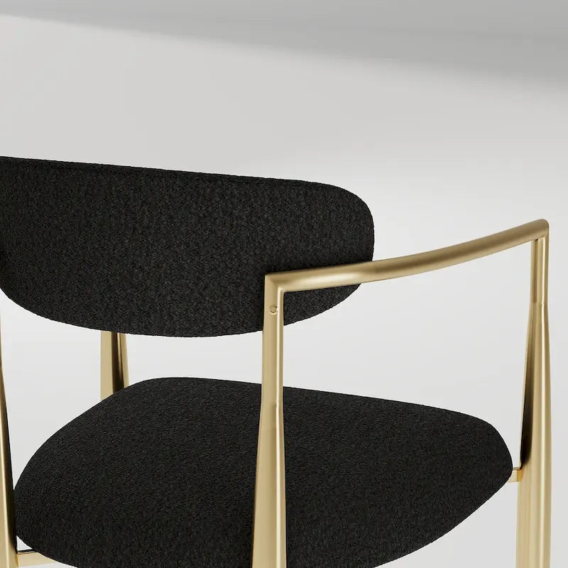 Ensemble de salle à manger extensible moderne et minimaliste 9 pièces 94.48 avec plateau en pierre frittée et double piédestal, avec 8 chaises en tissu