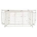 SAFAVIEH Bryn Étagère de boulanger d'extérieur victorienne en fer forgé à 4 niveaux - 63,5 cm l x 38,1 cm P x 160 cm H - 25L x 15P x 63H