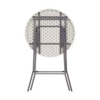 Table portable en résine Home Imports Emporium High Top Cocktail Bar pour fêtes/événements en extérieur
