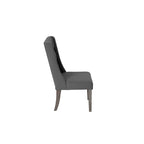 Ensemble de salle à manger extensible gris rustique 9 pièces Best Quality Furniture