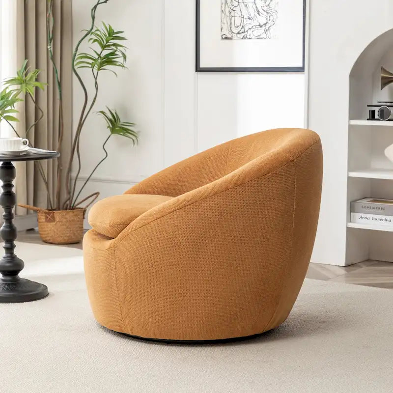 Fauteuil club moderne pivotant Winnie de Roundhill Furniture