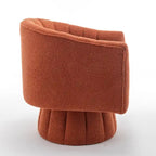 Fauteuil rond pivotant SEYNAR Modern Glam en velours