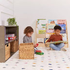 ECR4Kids Étagère à Livres et de Présentation en Bois, Simple Face, Montessori