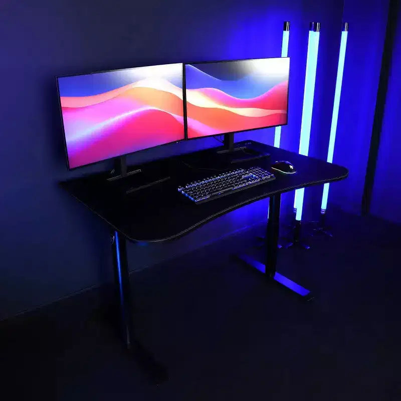 Bureau de jeu incurvé compact Arozzi Arena