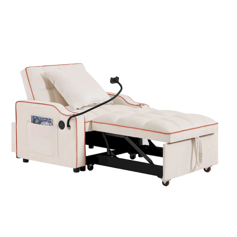 Fauteuil-lit convertible réglable