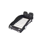 Lit Plateforme Jumeau Whisen au Design Cool en Forme de Voiture de Course avec Roues