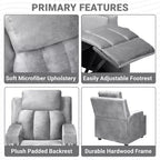 Fauteuil inclinable pour enfants Home Imports Emporium, fauteuil inclinable en peluche pour les tout-petes de 15 ans, fauteuil rembourré confortable pour chambre d'enfant ou chambre à coucher