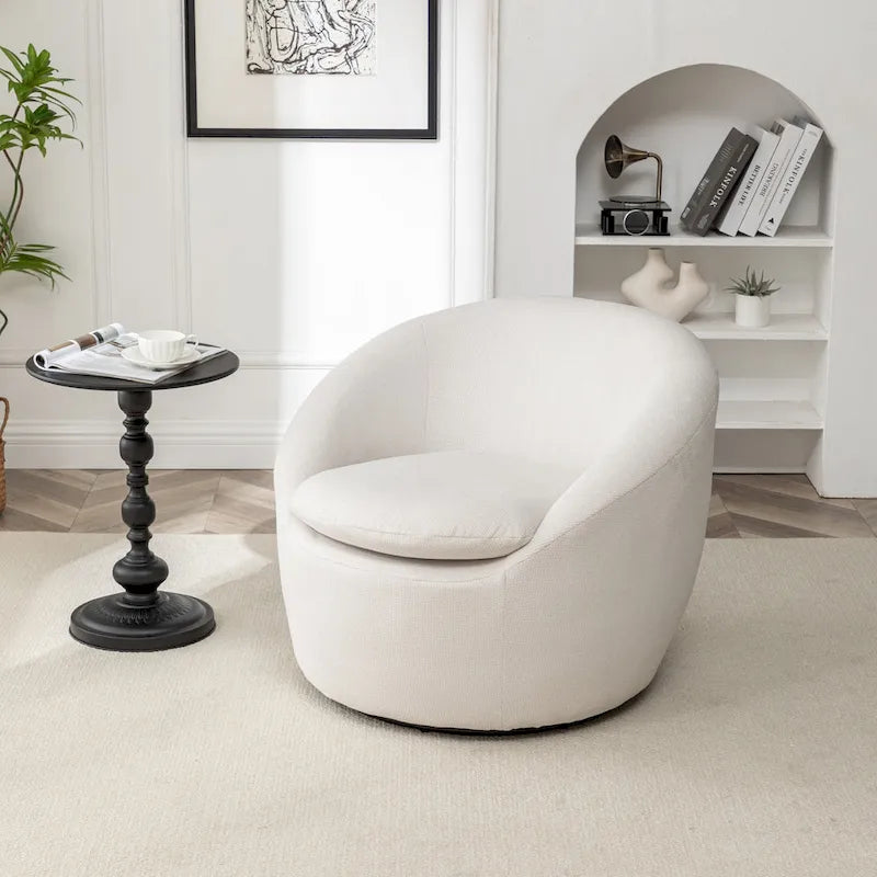 Fauteuil club moderne pivotant Winnie de Roundhill Furniture