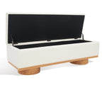 Banc de rangement Sunneva Boucle SAFAVIEH Couture - 61 po L x 20 po P x 19 po H - 61Lx20Px19H