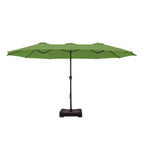 MAISON ARTS Grand Parasol Double Face de 4,5 m avec Base Incluse pour Patio