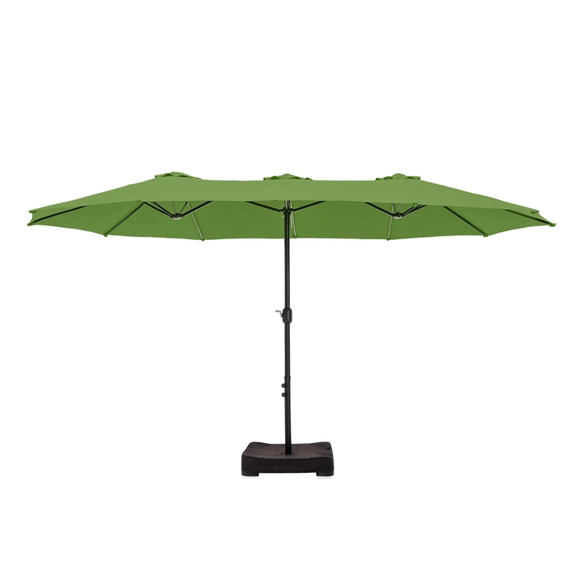MAISON ARTS Grand Parasol Double Face de 4,5 m avec Base Incluse pour Patio
