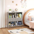 Étagère pour enfants, coffre à jouets de rangement à 3 niveaux, coffre de rangement multifonctionnel pour chambre d'enfant, chambre à coucher, école