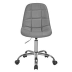 Chaise de bureau à domicile sans accoudoirs Javlergo, chaise de bureau d'ordinateur réglable en hauteur avec roulettes