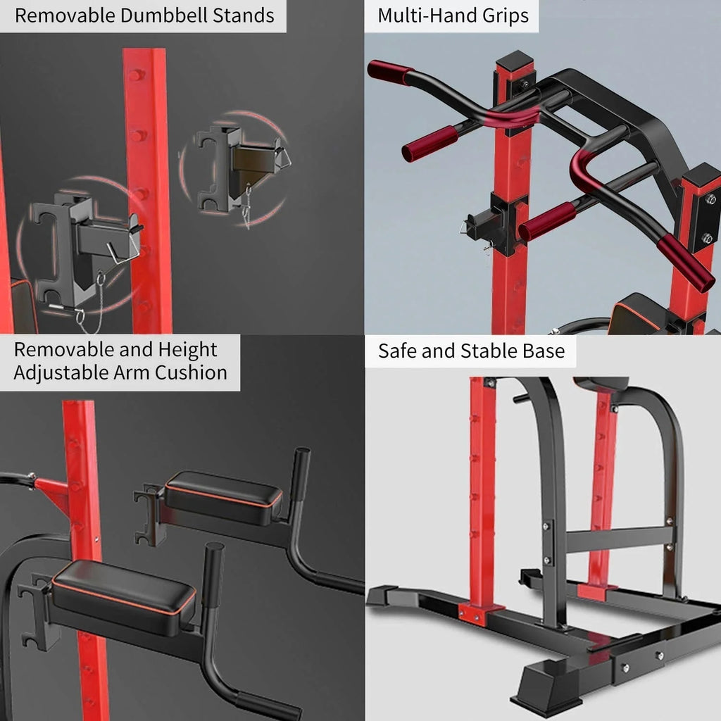 Tour de Musculation Multifonction Ainfox Power Tower pour la Maison