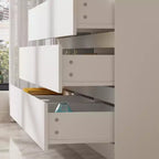 Famapy Commode Horizontale Minimaliste Moderne à 9 Tiroirs – Organiseur Spacieux pour Chambre/Salon