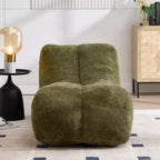 Pouf Okak de 150 cm, fauteuil pouf lounge épousant les courbes du corps avec éponge haute élasticité, canapé de sol léger pour salon, chambre