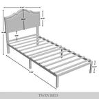 ChaletPosh Twin Size Platform Bed