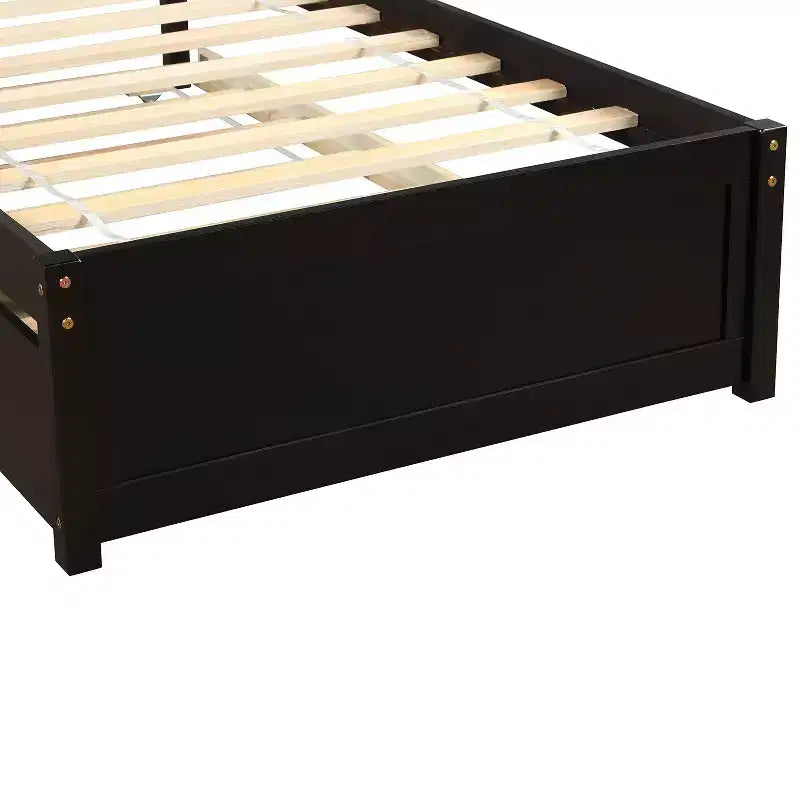 Lit plateforme double Whisen Elegant Design avec lit gigogne