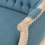 Causeuse capitonnée Faye par Christopher Knight Home