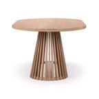 Table à manger rectangulaire 72 Lido Plank+Beam, table de cuisine minimaliste en bois massif pour 6 personnes