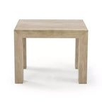 Table d'angle carrée moderne en bois massif, table d'appoint 32 pour salon, table de chevet